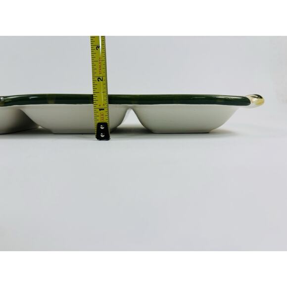 “La Toscana" Pattern Divided Platter PAMELA GLADDING - Picture 8 of 9